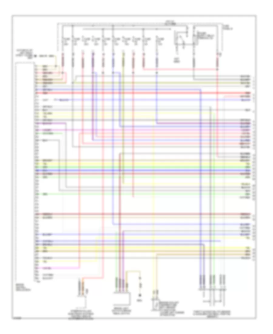 2 0L Engine Performance Wiring Diagram CBEA 1 of 6 for Volkswagen Jetta S 2009