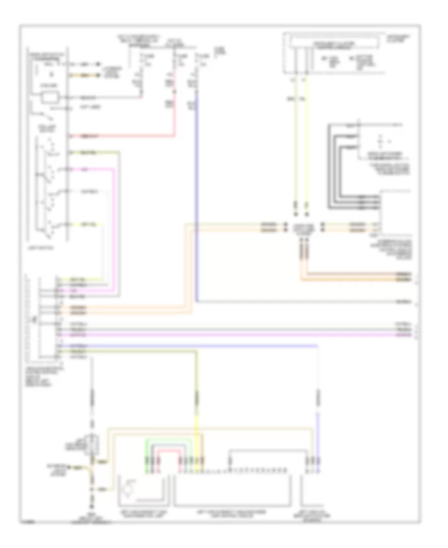 Headlights Wiring Diagram with High Intensity Discharge 1 of 2 for Volkswagen Jetta S 2009