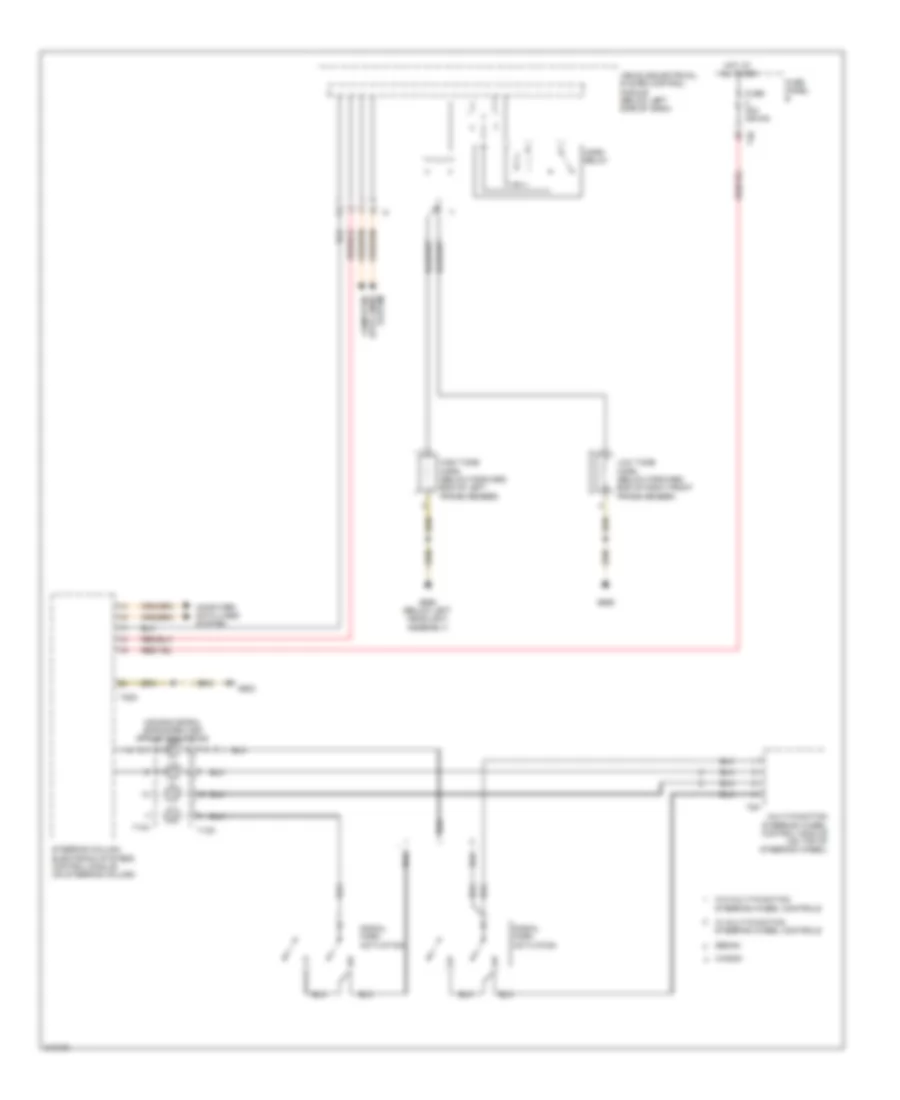 Horn Wiring Diagram for Volkswagen Jetta S 2009