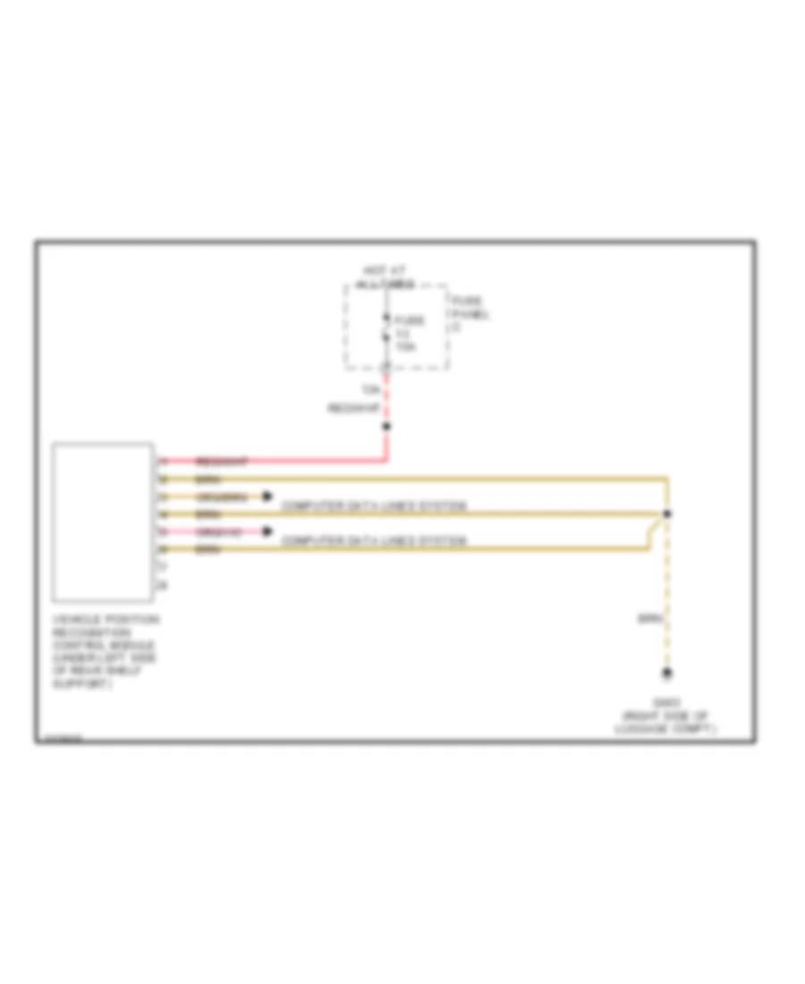 Electronic Compass Wiring Diagram for Volkswagen Jetta S 2009