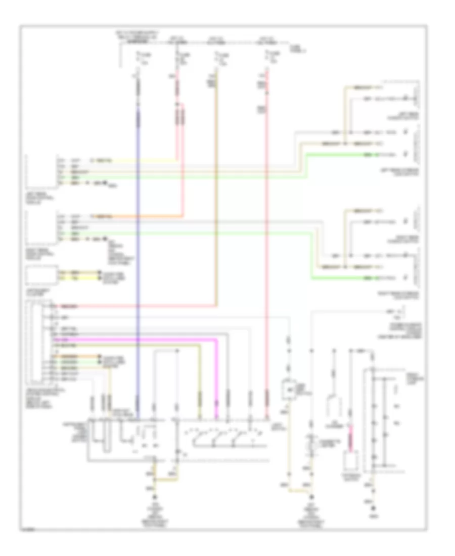 Instrument Illumination Wiring Diagram 1 of 2 for Volkswagen Jetta S 2009