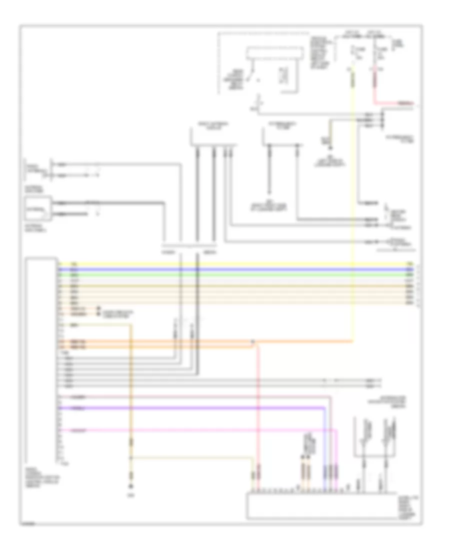 Navigation Wiring Diagram with Amplifier 1 of 2 for Volkswagen Jetta S 2009