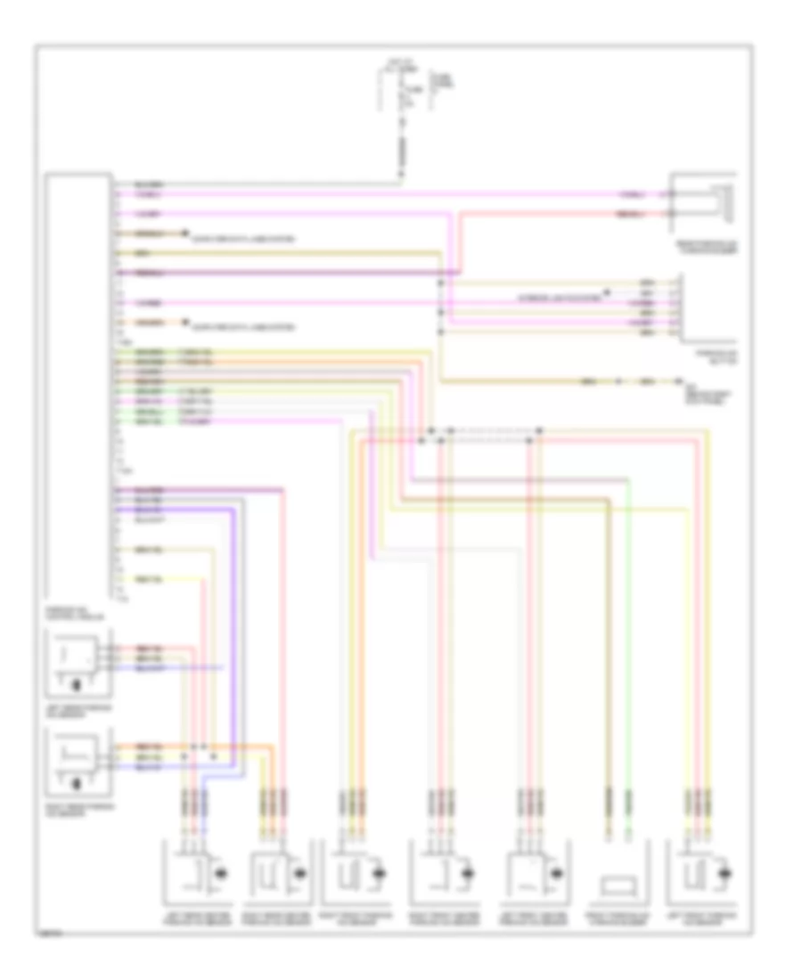 Parking Assistant Wiring Diagram for Volkswagen Jetta S 2009