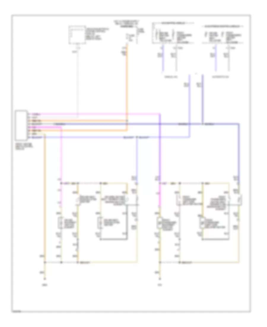 Heated Seats Wiring Diagram for Volkswagen Jetta S 2009