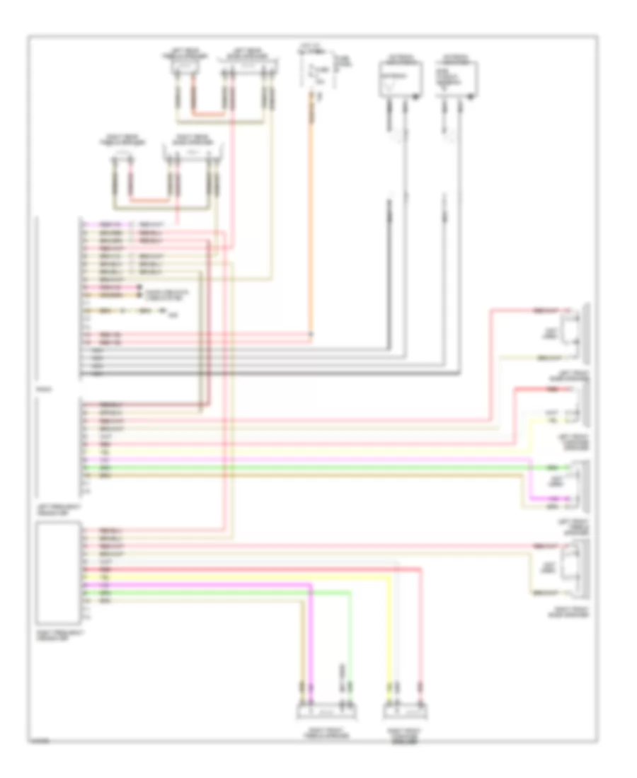 10 Speaker System Wiring Diagram for Volkswagen Jetta S 2009