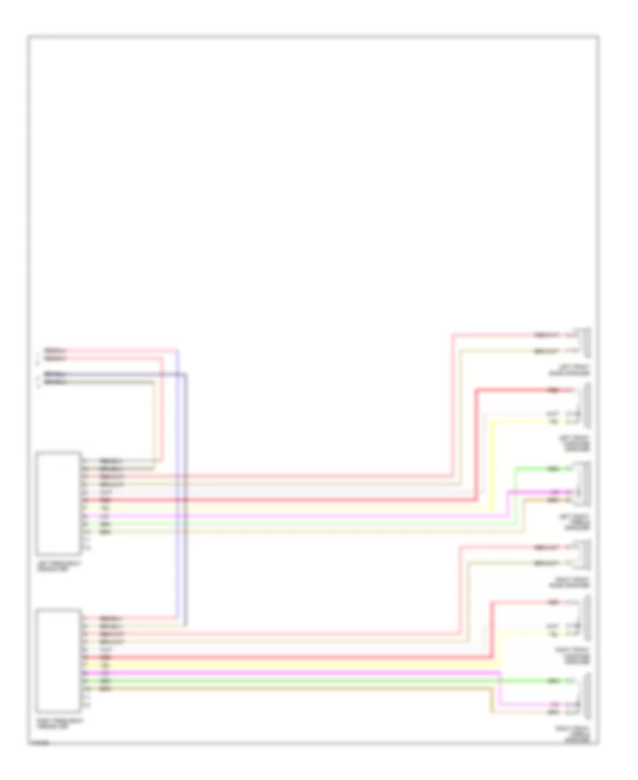 Premium Radio Wiring Diagram, without Digital Sound System (2 of 2) for Volkswagen Jetta S 2009