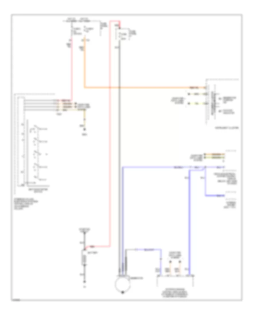 2 0L Charging Wiring Diagram CBEA for Volkswagen Jetta S 2009