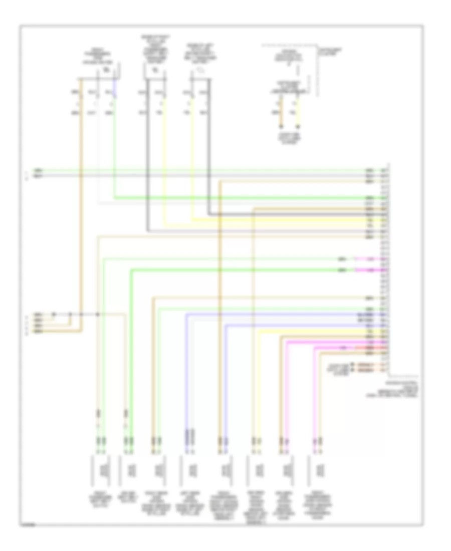 Supplemental Restraints Wiring Diagram Canada with Head Air Bag 2 of 2 for Volkswagen Jetta S 2009