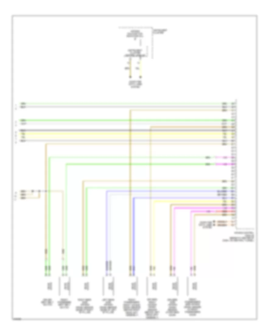 Supplemental Restraints Wiring Diagram Canada without Head Air Bag 2 of 2 for Volkswagen Jetta S 2009