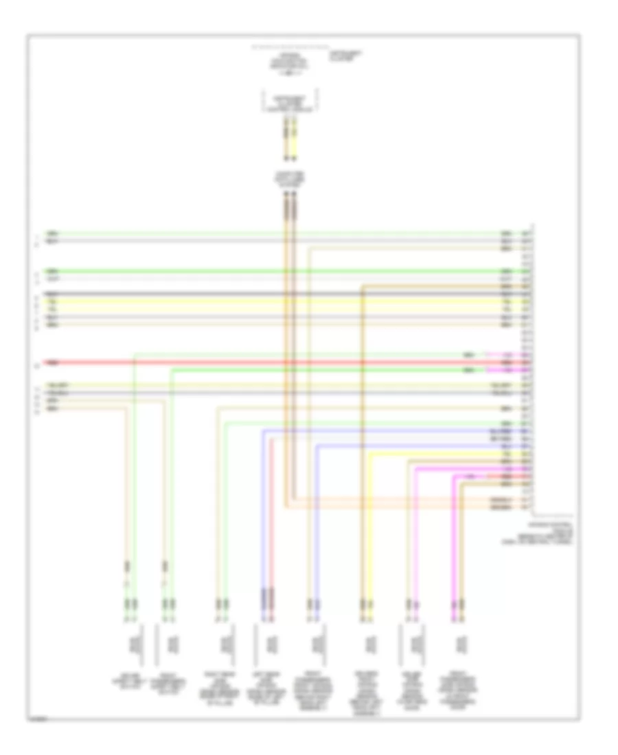 Supplemental Restraints Wiring Diagram USA 3 of 3 for Volkswagen Jetta S 2009