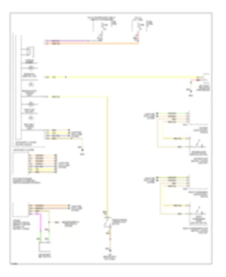 Buzzer Wiring Diagram for Volkswagen Jetta S 2009