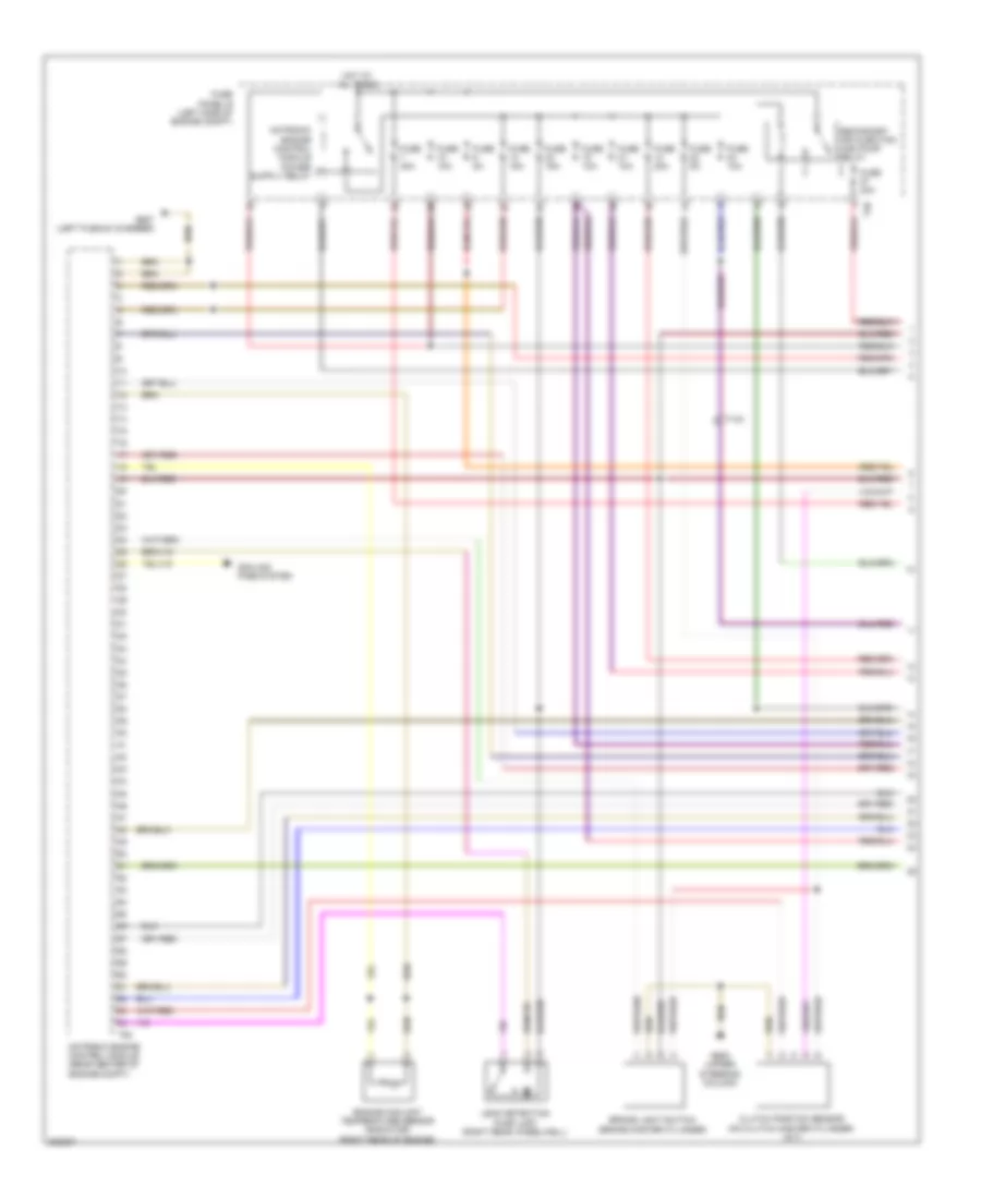 2.5L, Engine Performance Wiring Diagram (1 of 5) for Volkswagen Golf 2012
