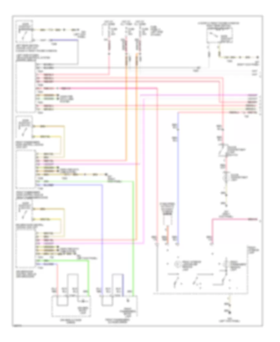 Courtesy Lamps Wiring Diagram 1 of 2 for Volkswagen Golf 2012