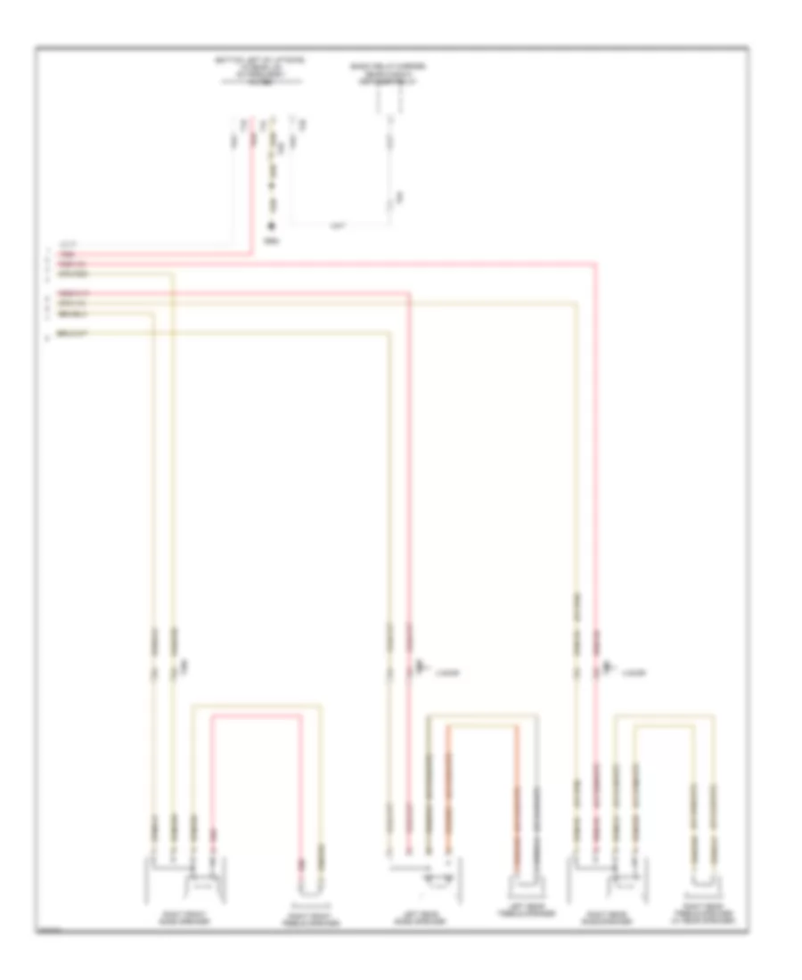 Navigation Wiring Diagram without Amplifier 3 of 3 for Volkswagen Golf 2012