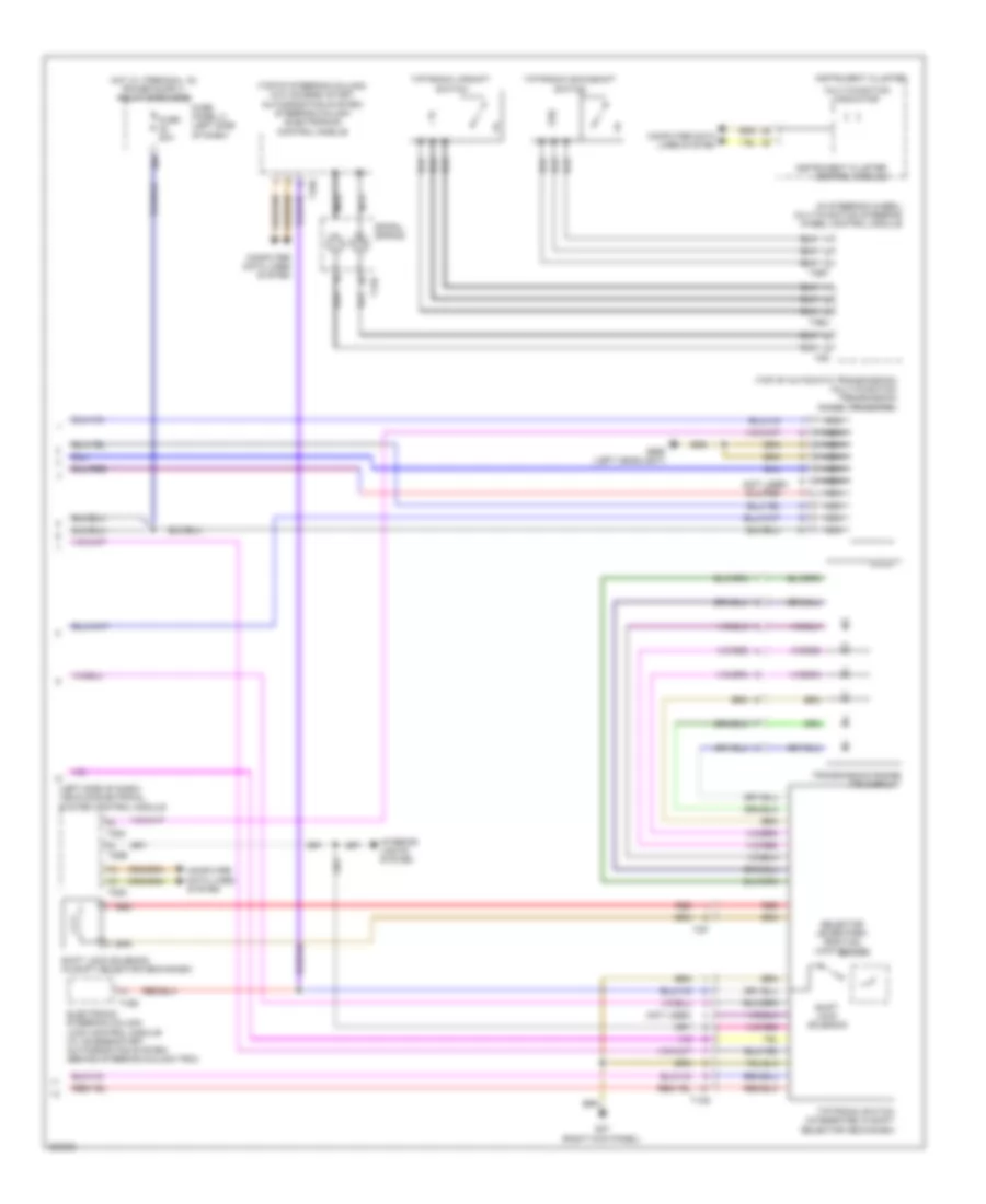 A T Wiring Diagram 2 of 2 for Volkswagen Golf 2012
