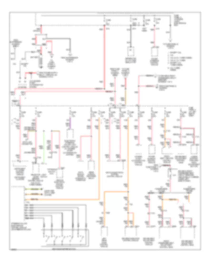 Power Distribution Wiring Diagram 1 of 4 for Volkswagen Passat S 2014