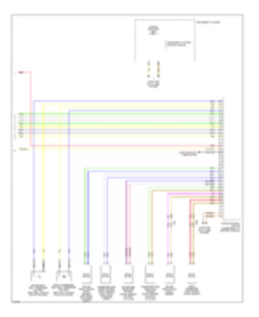 Supplemental Restraints Wiring Diagram (3 of 3) for Volkswagen Passat S 2014