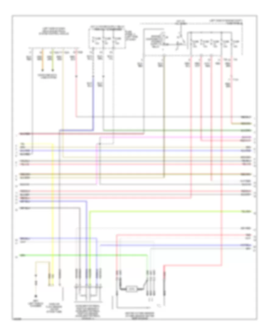 2.0L Turbo, Engine Performance Wiring Diagram (2 of 6) for Volkswagen Golf R 2012