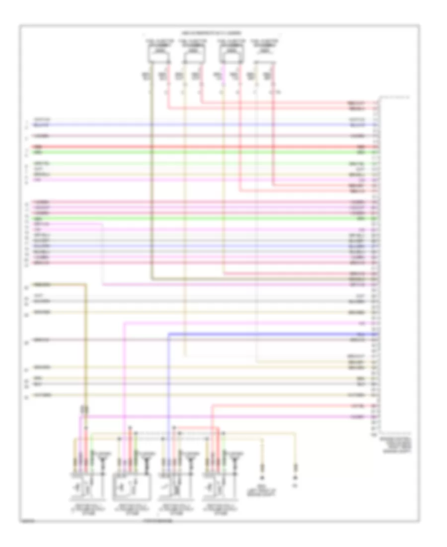 2.0L Turbo, Engine Performance Wiring Diagram (6 of 6) for Volkswagen Golf R 2012