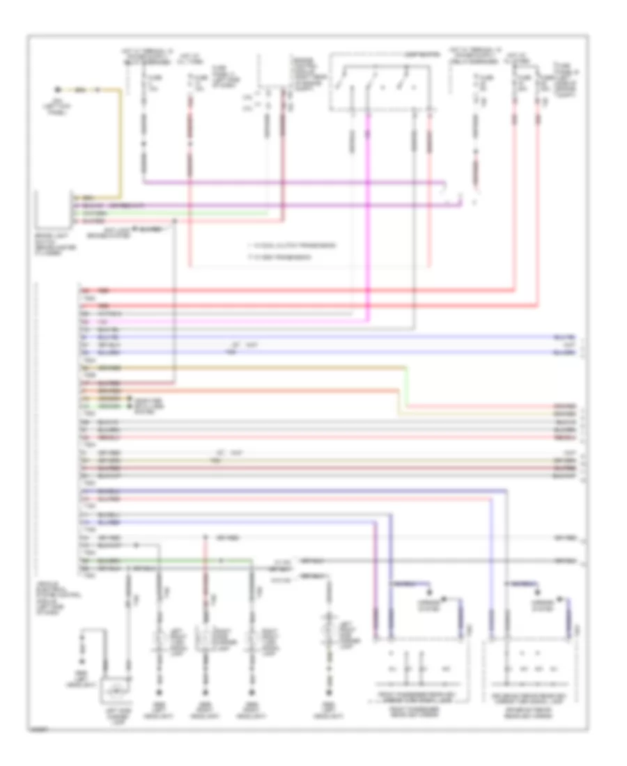 Exterior Lamps Wiring Diagram 1 of 3 for Volkswagen Golf R 2012