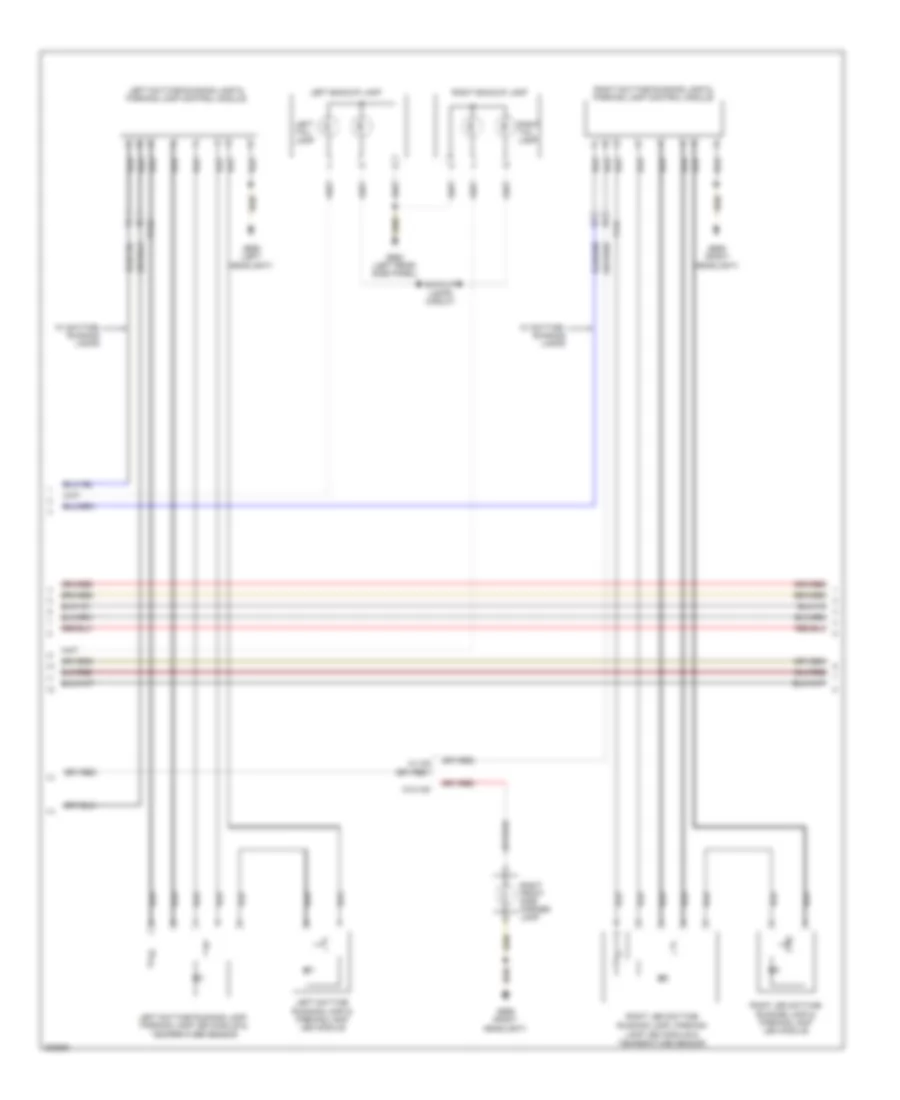 Exterior Lamps Wiring Diagram 2 of 3 for Volkswagen Golf R 2012