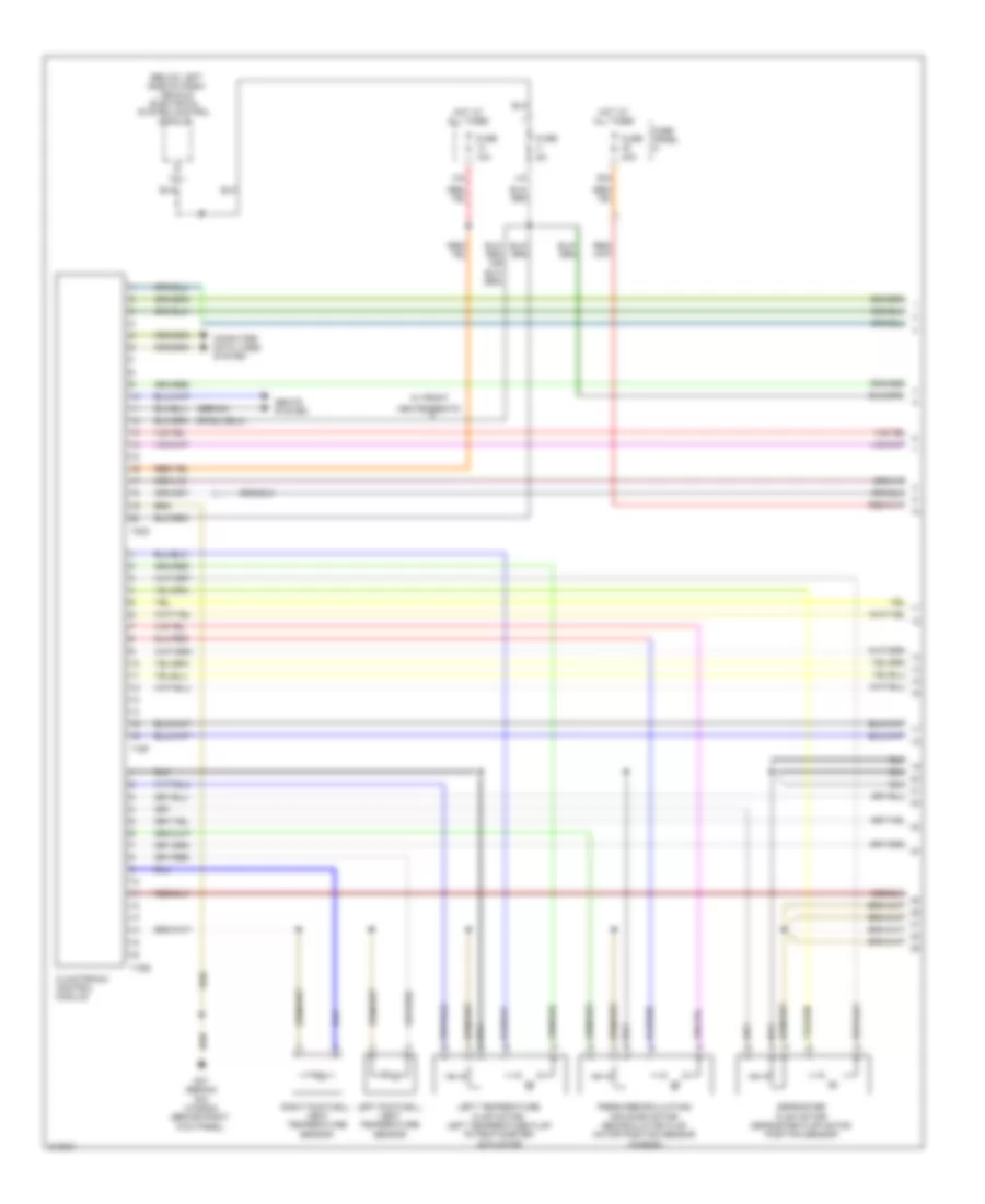 Automatic AC Wiring Diagram (1 of 3) for Volkswagen Jetta TDI 2009