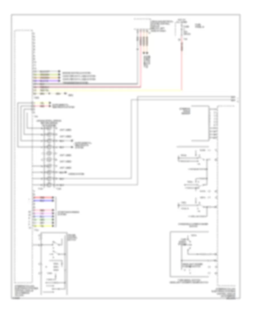 Steering Column Electronic Systems Control Module Wiring Diagram 1 of 2 for Volkswagen Jetta TDI 2009