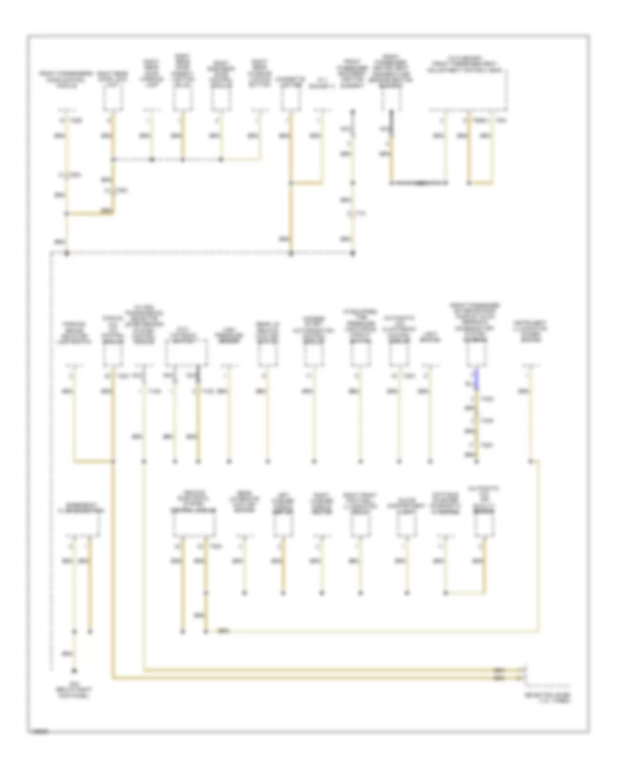 Ground Distribution Wiring Diagram 1 of 4 for Volkswagen Passat SEL Premium 2014