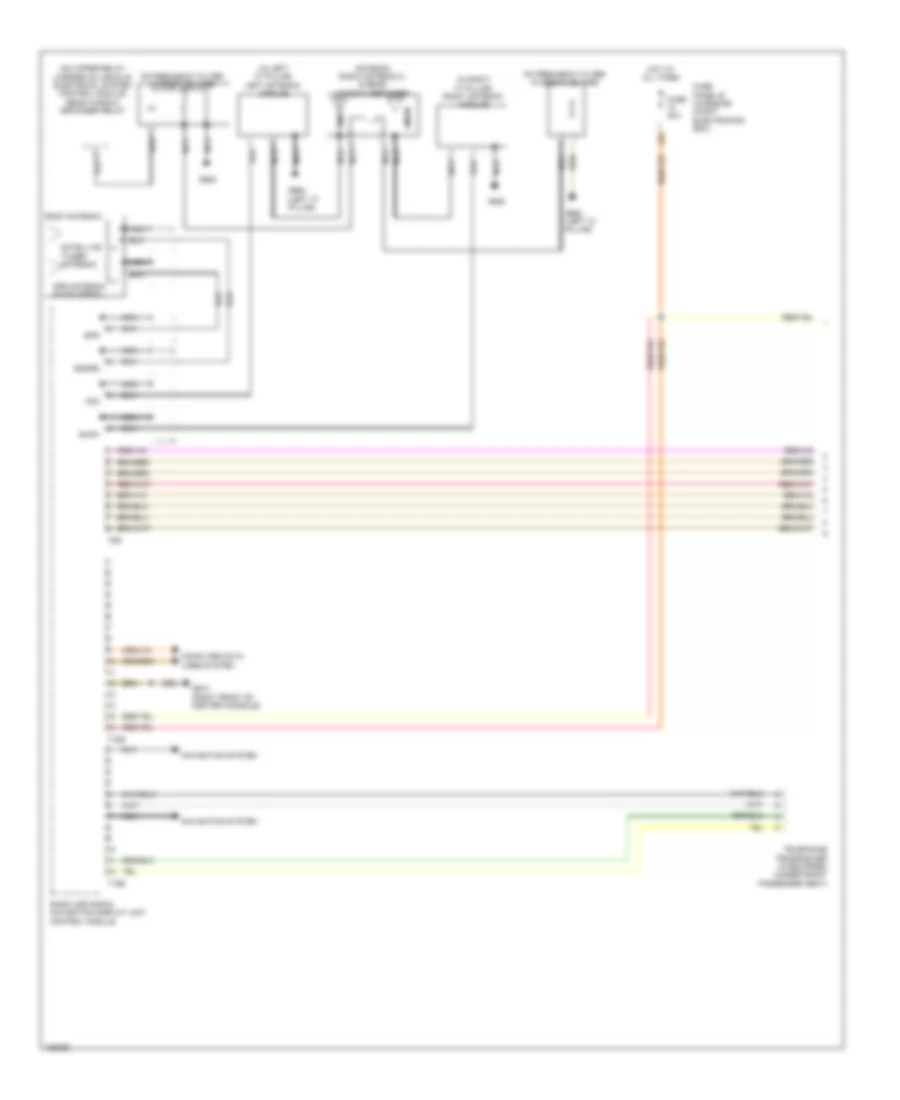 Navigation Wiring Diagram, without Amplifier (1 of 2) for Volkswagen Passat SEL Premium 2014