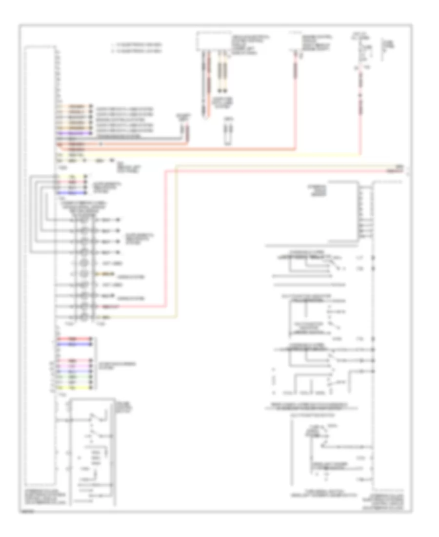 Steering Column Electronic Systems Control Module Wiring Diagram 1 of 2 for Volkswagen GTI 2 0T 2012