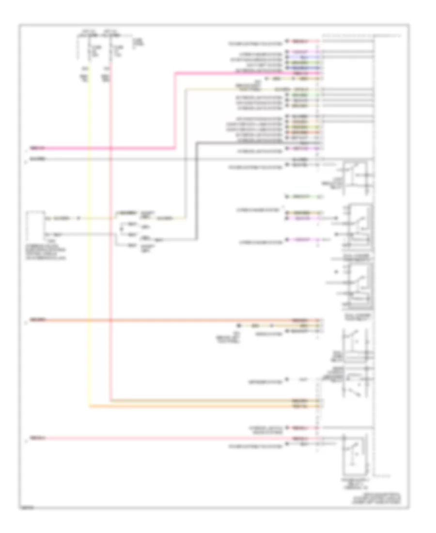 Vehicle Electrical System Control Module Wiring Diagram 2 of 2 for Volkswagen GTI 2 0T 2012