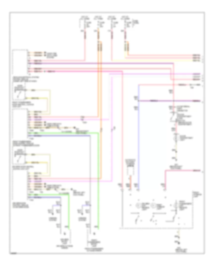 Courtesy Lamps Wiring Diagram 1 of 2 for Volkswagen GTI 2 0T 2012