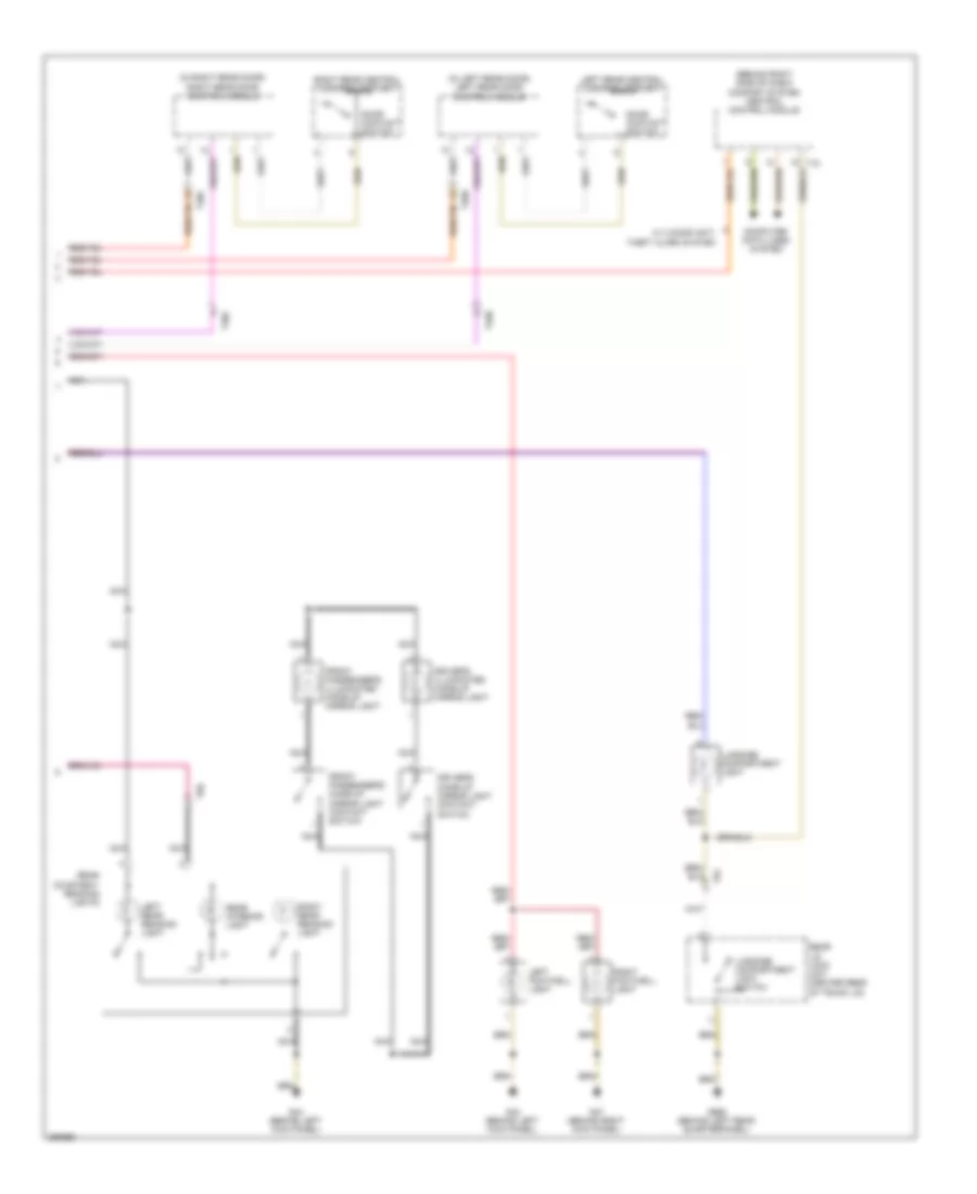 Courtesy Lamps Wiring Diagram 2 of 2 for Volkswagen GTI 2 0T 2012