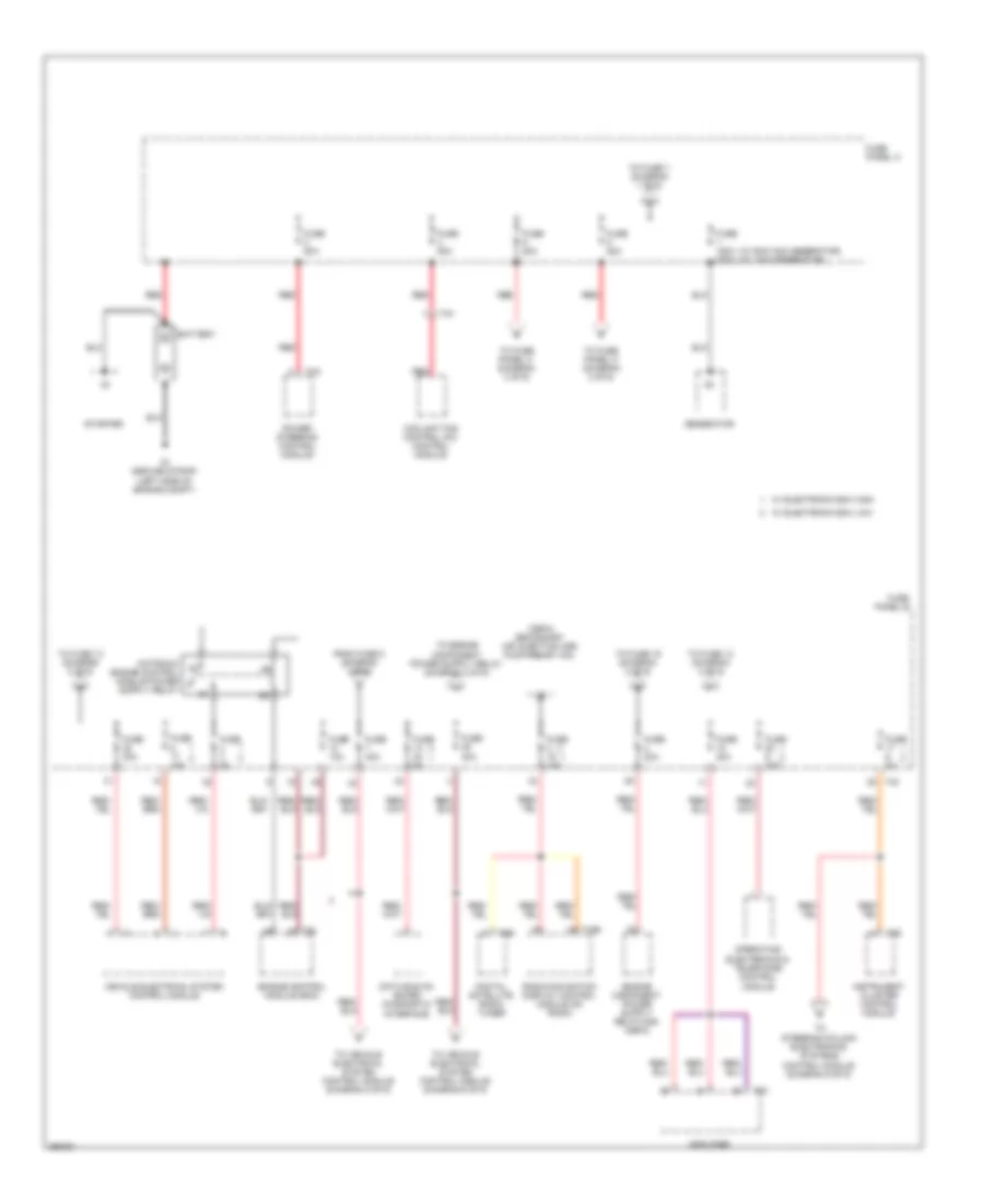 Power Distribution Wiring Diagram 1 of 6 for Volkswagen GTI 2 0T 2012