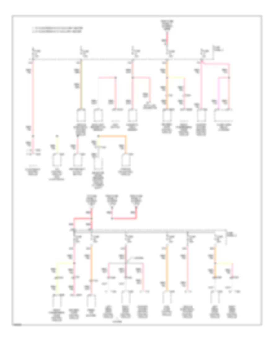 Power Distribution Wiring Diagram 3 of 6 for Volkswagen GTI 2 0T 2012