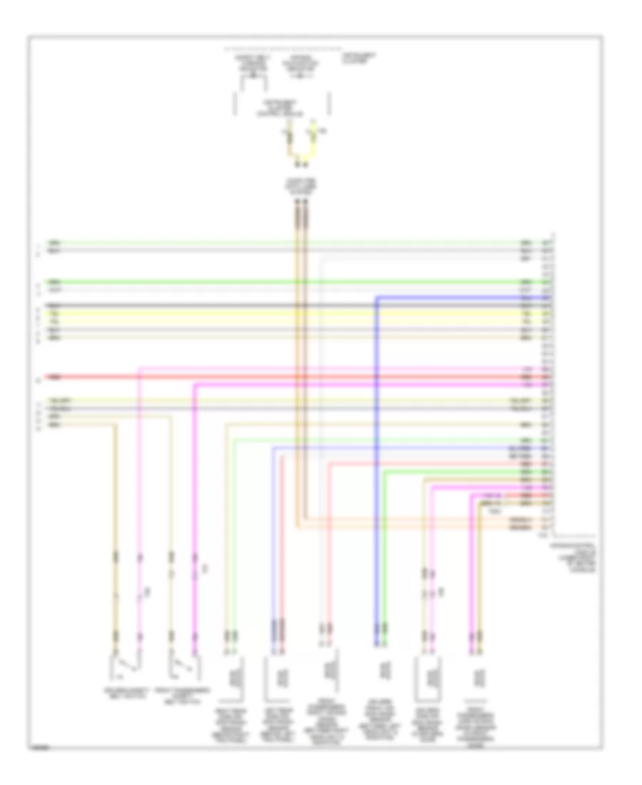 Supplemental Restraints Wiring Diagram 3 of 3 for Volkswagen GTI 2 0T 2012