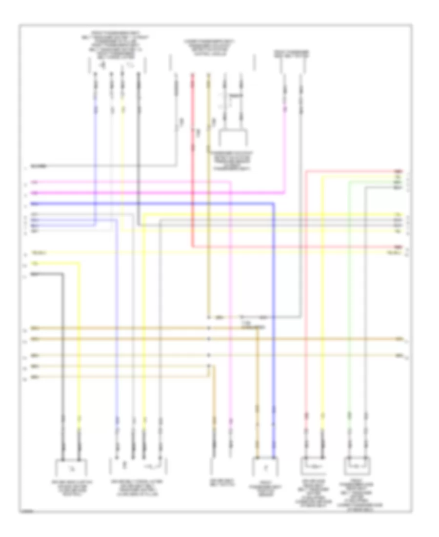 Supplemental Restraints Wiring Diagram (2 of 3) for Volkswagen Jetta GLI 2012