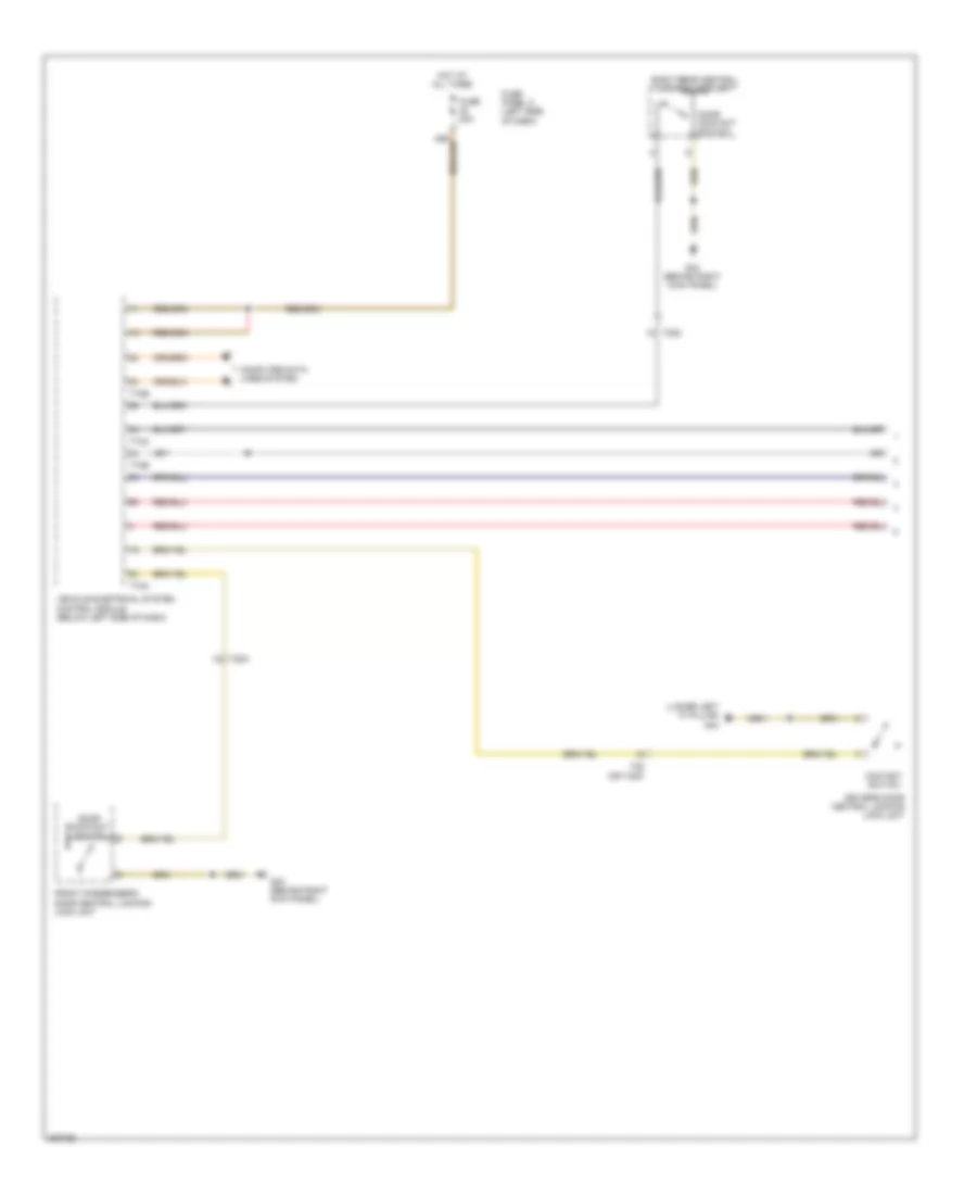Courtesy Lamps Wiring Diagram, with Low Equipment (1 of 3) for Volkswagen Jetta GLI 2012