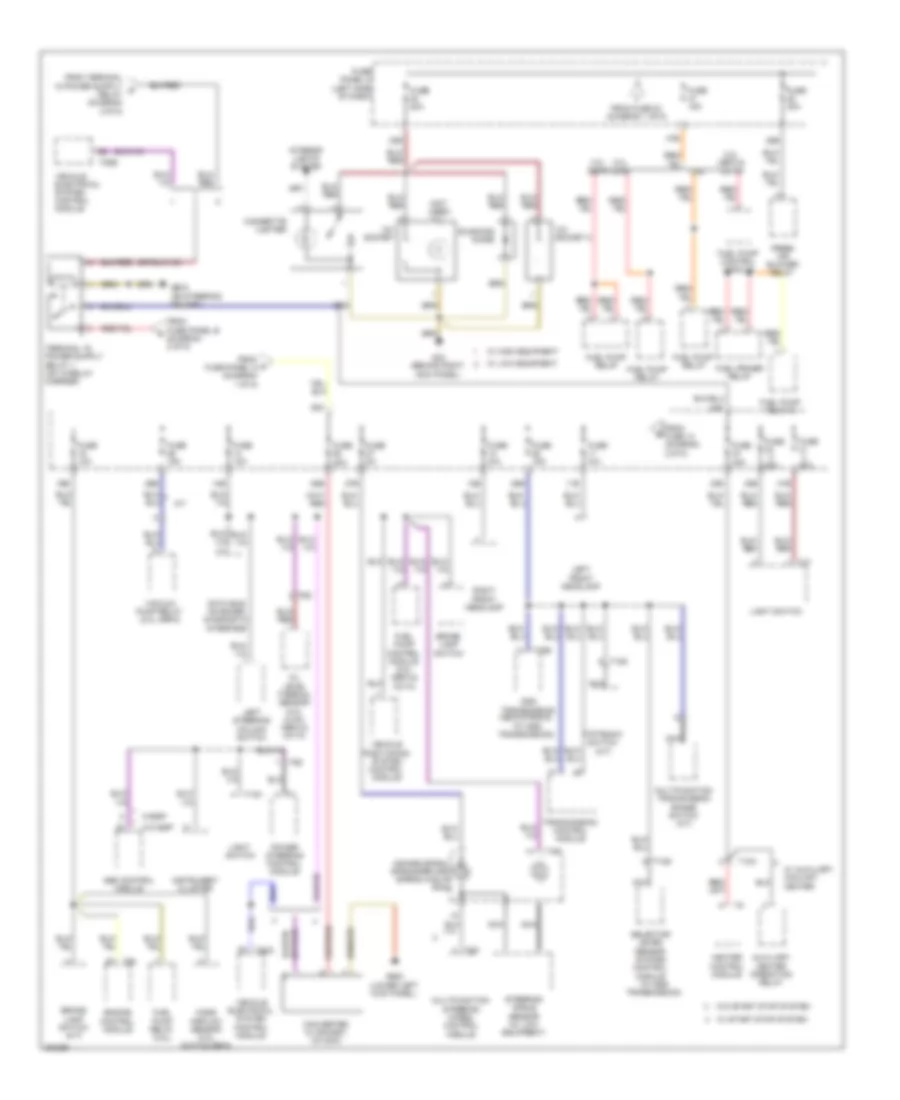 Power Distribution Wiring Diagram 3 of 5 for Volkswagen Jetta GLI 2012