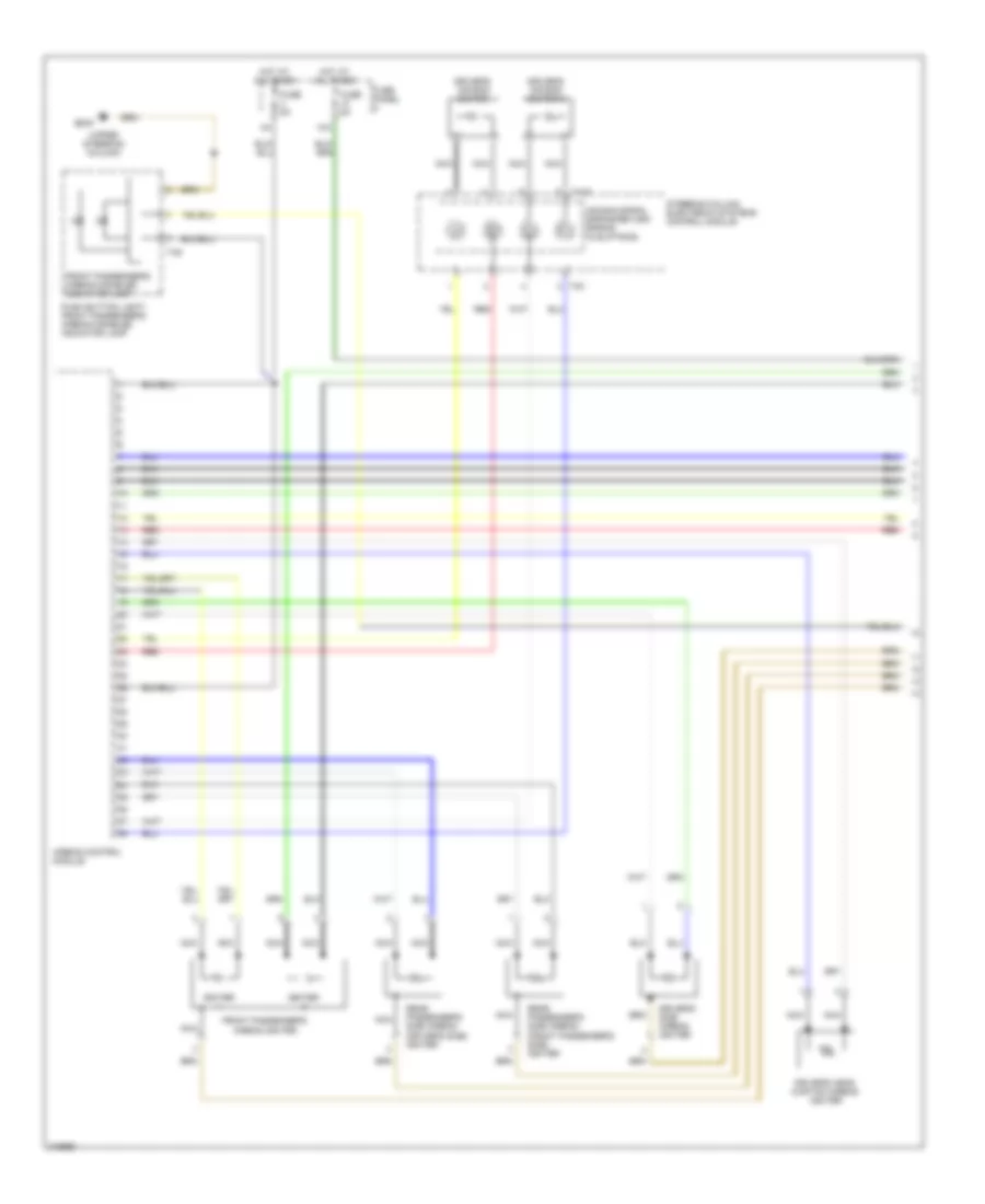 Supplemental Restraints Wiring Diagram Late Production 1 of 3 for Volkswagen Jetta 2 5 2005