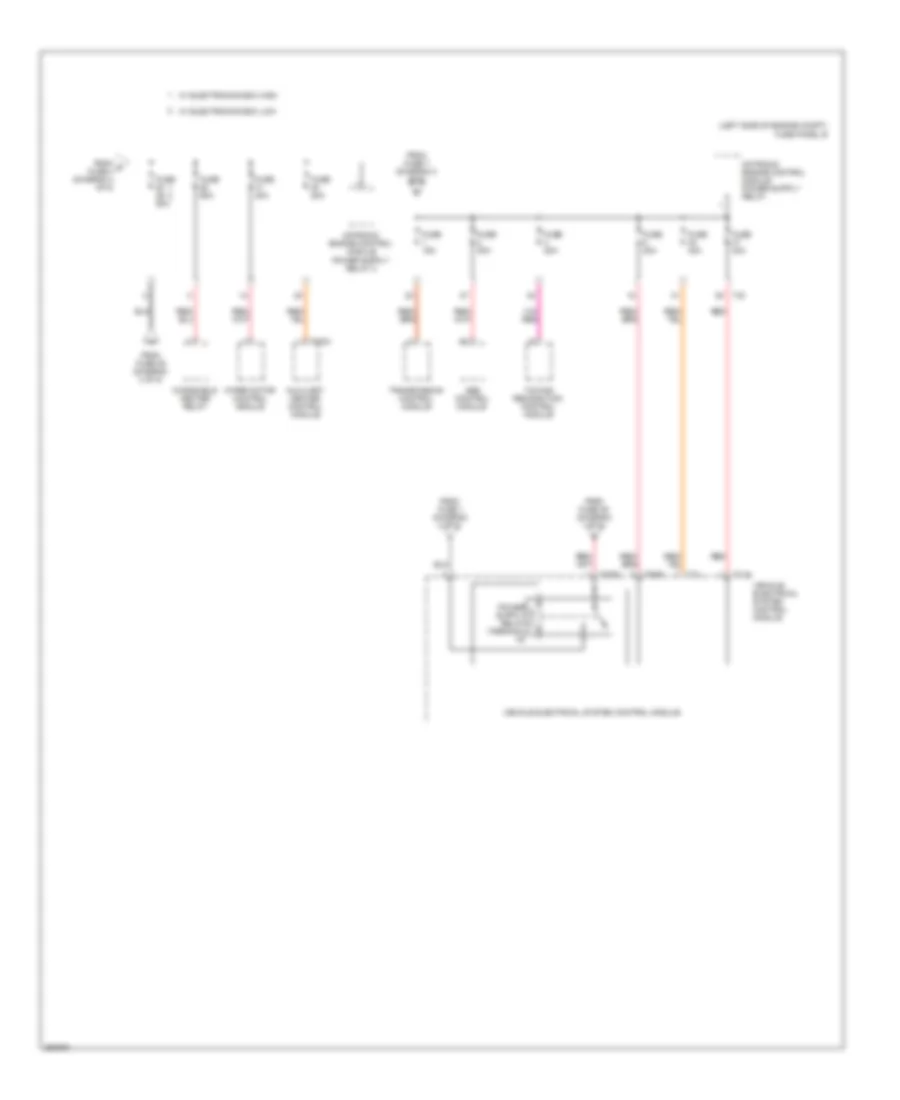3.6L, Power Distribution Wiring Diagram (5 of 5) for Volkswagen Passat Komfort 2009