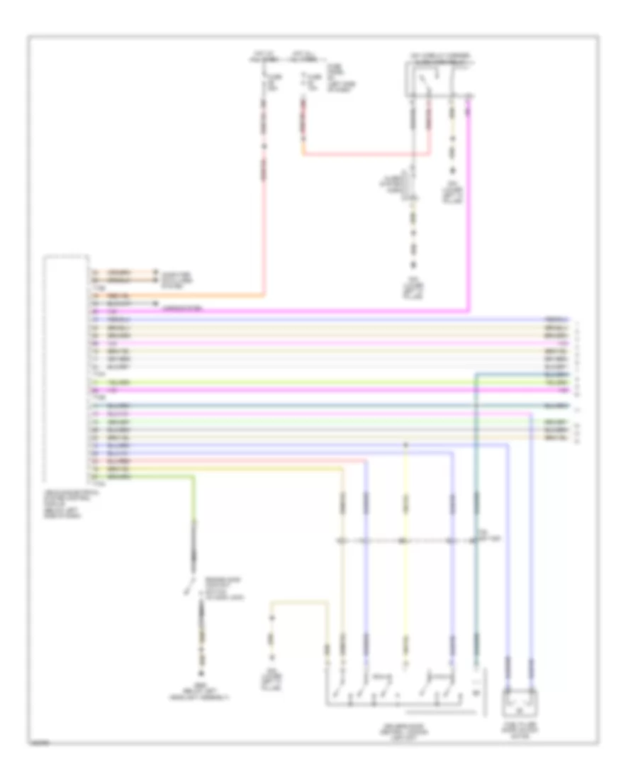 Forced Entry Wiring Diagram, with Low Equipment (1 of 3) for Volkswagen Jetta S 2012