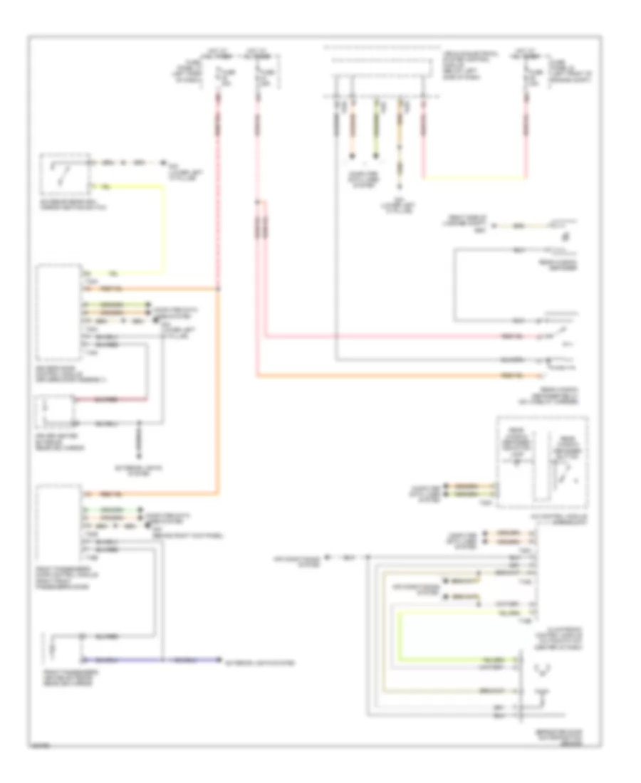 Defoggers Wiring Diagram with High Equipment for Volkswagen Jetta S 2012