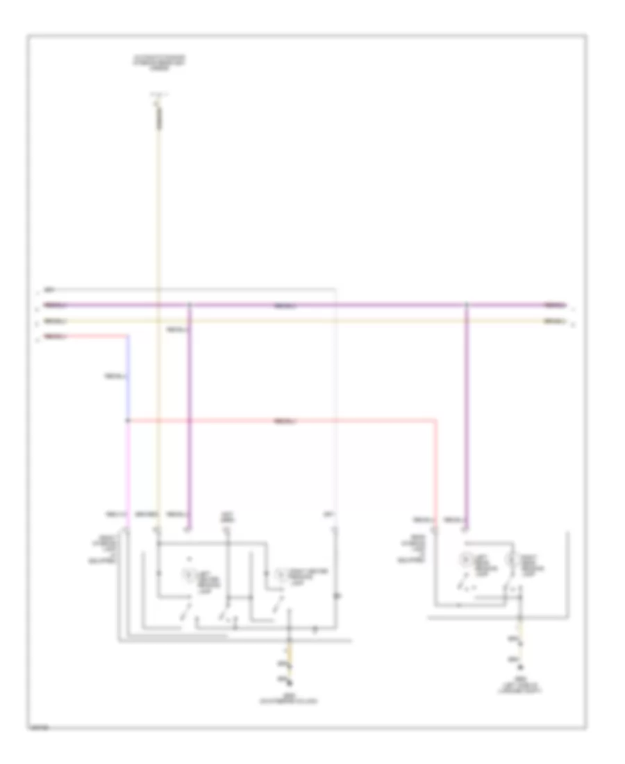 Courtesy Lamps Wiring Diagram, with High Equipment (2 of 3) for Volkswagen Jetta S 2012