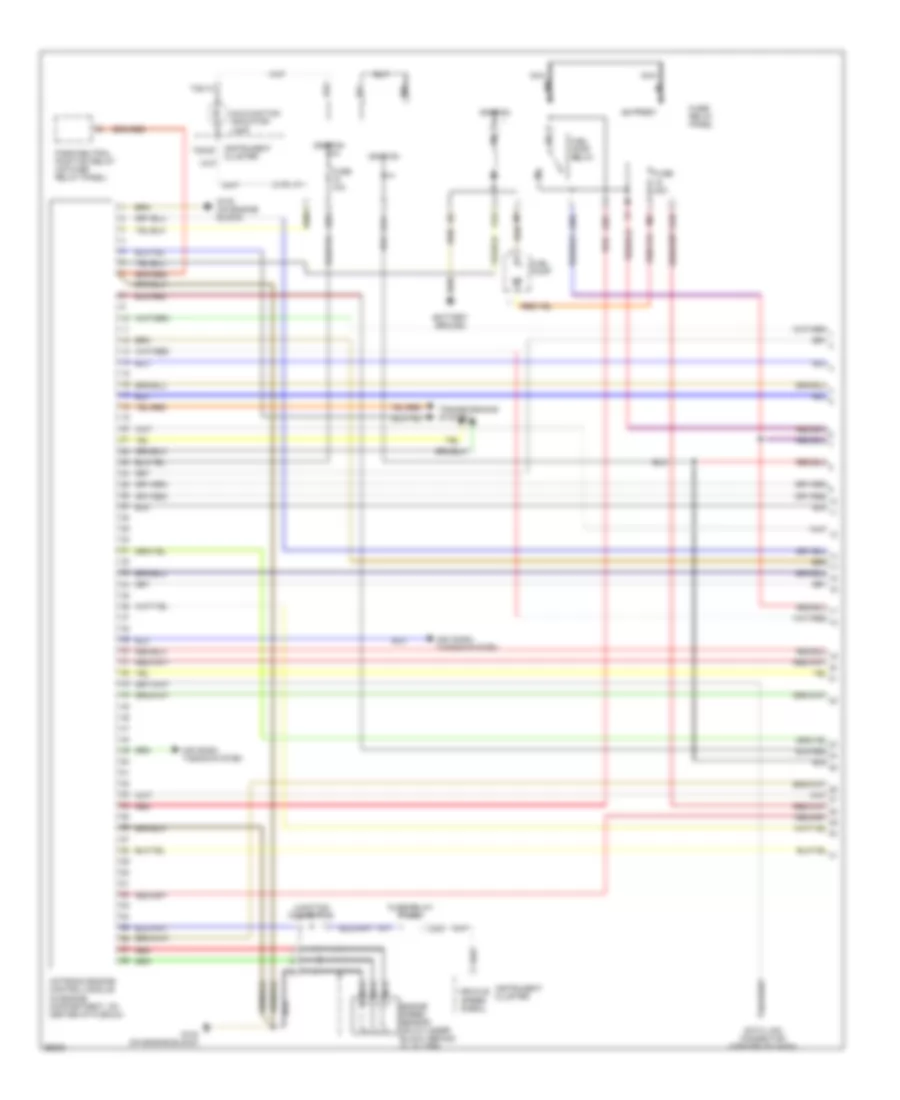 2 0L Engine Performance Wiring Diagrams 1 of 2 for Volkswagen Cabrio GL 1999