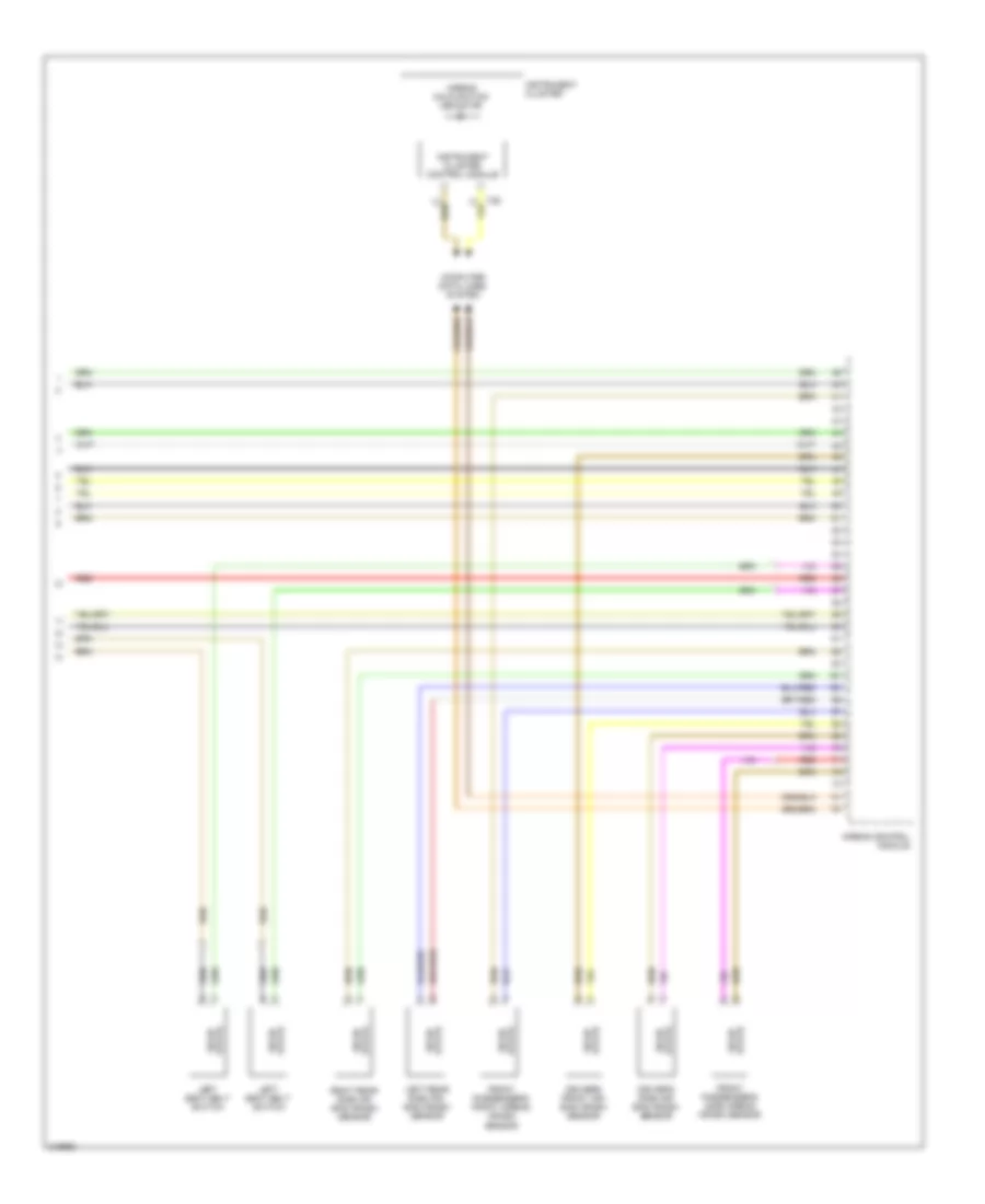 Supplemental Restraints Wiring Diagram, Late Production (3 of 3) for Volkswagen Jetta GL 2005