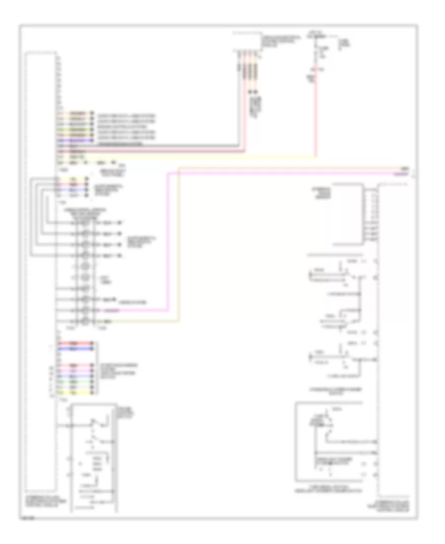 Steering Wheel Control Switch Wiring Diagram Late Production 1 of 2 for Volkswagen Jetta GL 2005