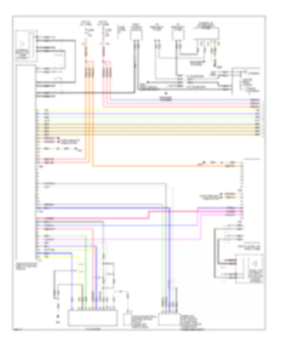 Premium Radio Wiring Diagram with Amplifier  CD Changer 1 of 2 for Volkswagen Rabbit S 2009