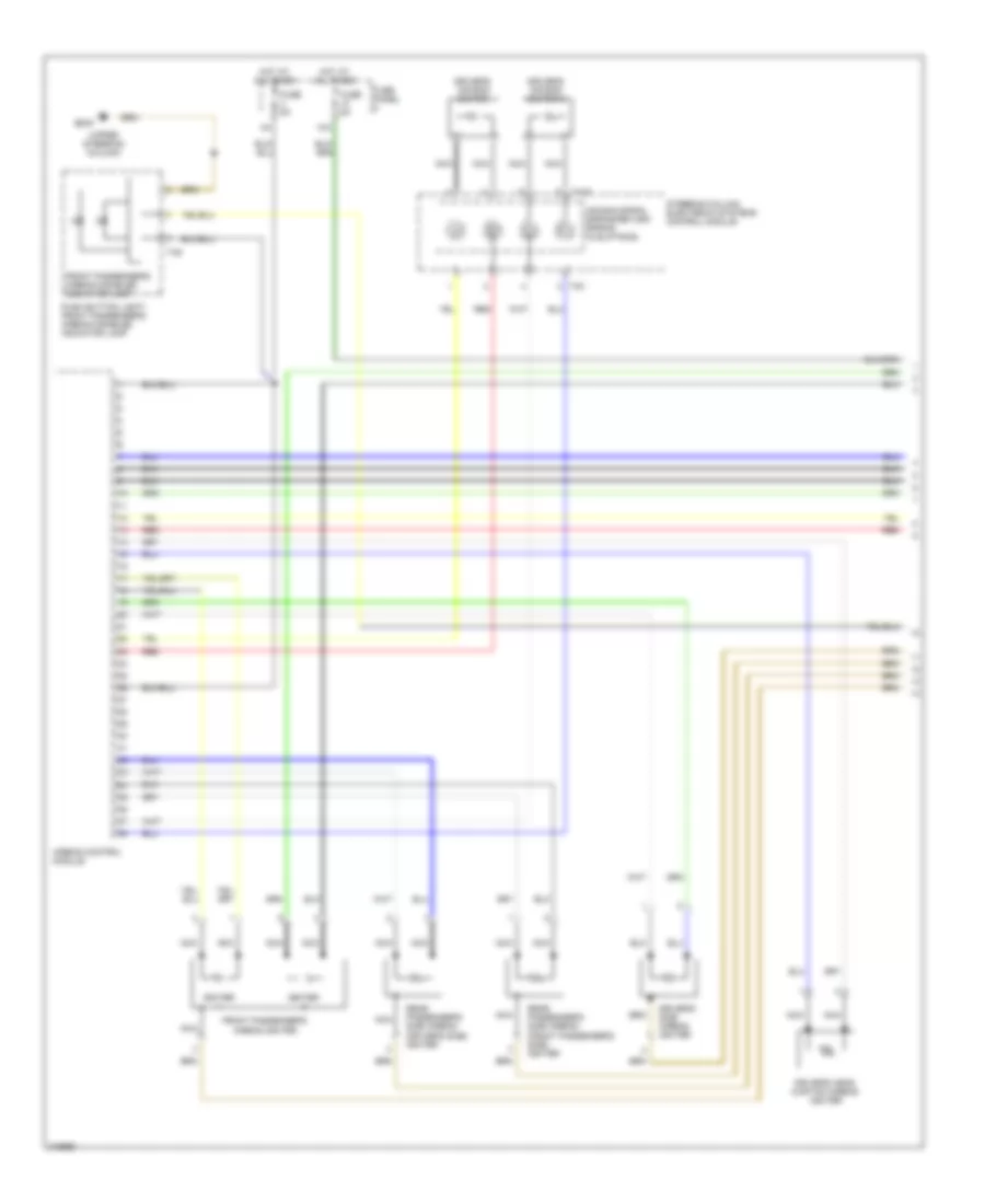 Supplemental Restraints Wiring Diagram Late Production 1 of 3 for Volkswagen Jetta GLI 2005