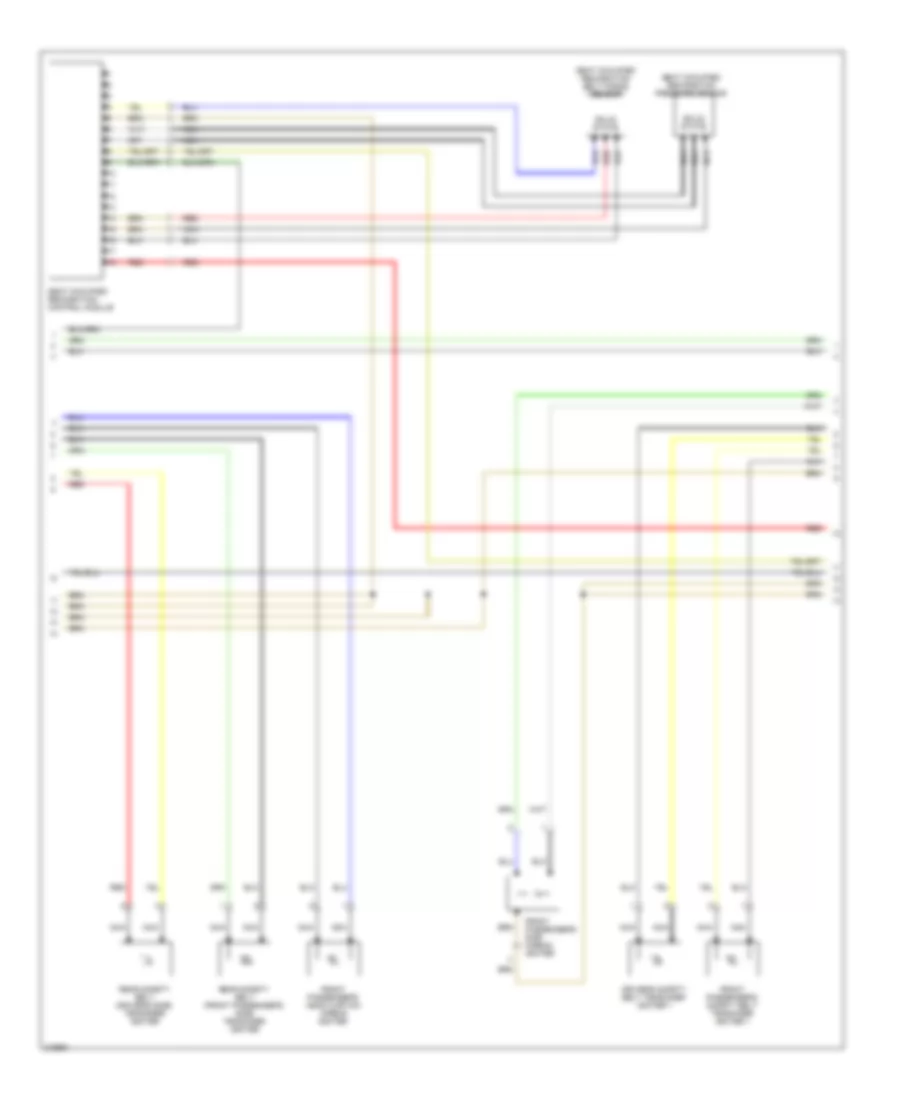 Supplemental Restraints Wiring Diagram Late Production 2 of 3 for Volkswagen Jetta GLI 2005